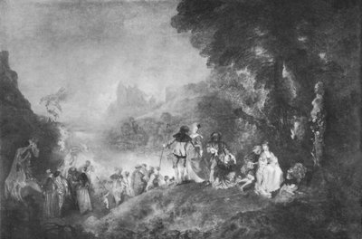 Ombordstigningen for øya Cytherea, 1717, 1912 av Jean Antoine Watteau