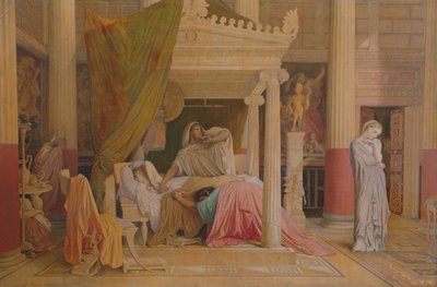 Antiochus og Stratonice, 1840 av Jean Auguste Dominique Ingres