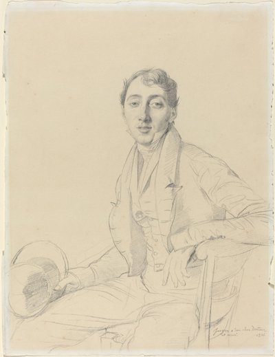 Dr. Louis Martinet av Jean Auguste Dominique Ingres