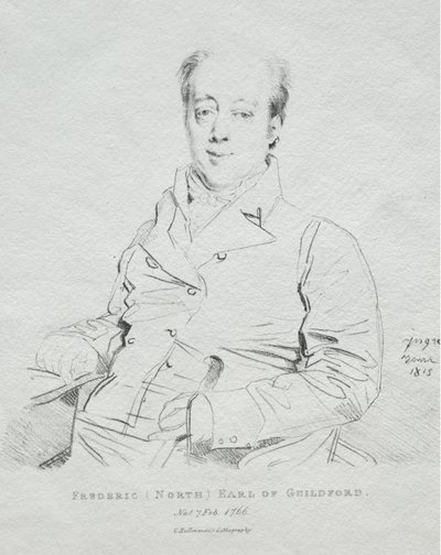 Frederic 5. jarl av Guilford av Jean Auguste Dominique Ingres