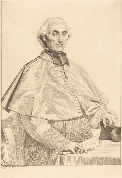 Gabriel Cortois de Pressigny av Jean Auguste Dominique Ingres