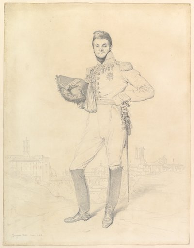 General Louis-Étienne Dulong de Rosnay av Jean Auguste Dominique Ingres