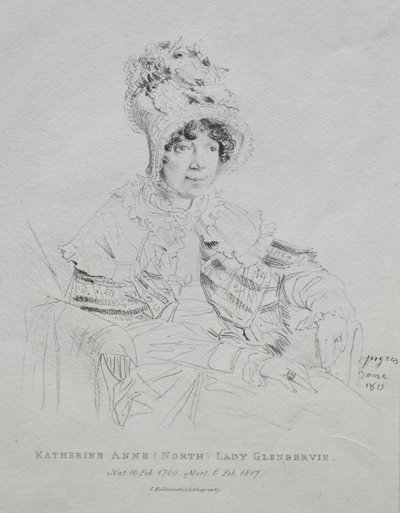 Katherine Anne Lady Glenbervie av Jean Auguste Dominique Ingres