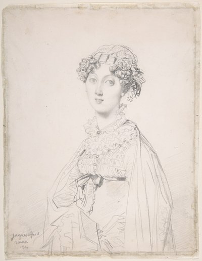 Lady Mary Cavendish-Bentinck (?-1843) av Jean Auguste Dominique Ingres