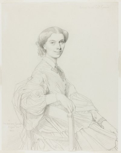 Madame Charles Gounod av Jean Auguste Dominique Ingres