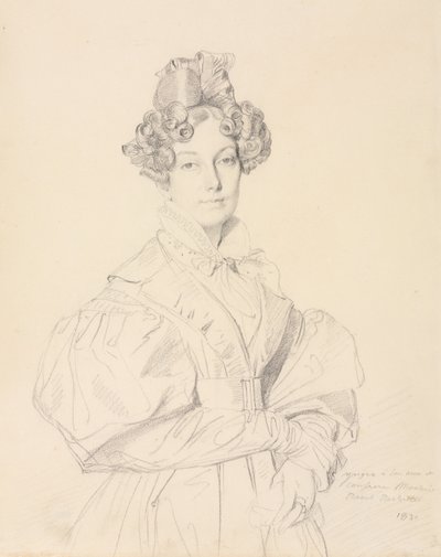Fru Désiré Raoul-Rochette av Jean Auguste Dominique Ingres