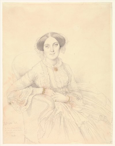 Madame Félix Gallois av Jean Auguste Dominique Ingres