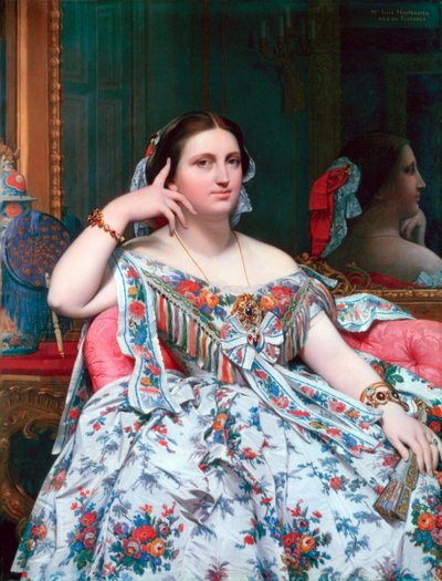 Madame Moitessier, 1856 av Jean Auguste Dominique Ingres
