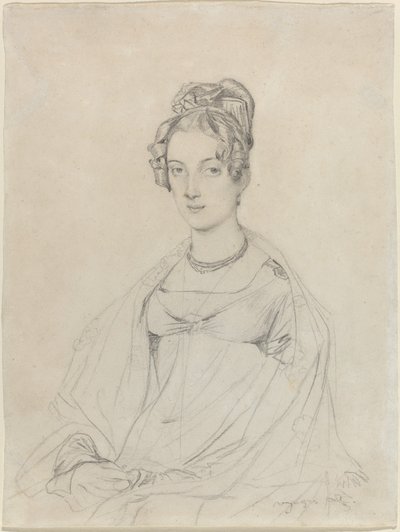 Mrs. Edward Dodwell av Jean Auguste Dominique Ingres
