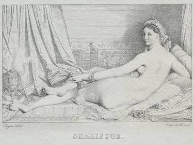 Odalisk av Jean Auguste Dominique Ingres