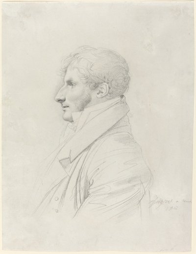 Philippe Mengin de Bionval av Jean Auguste Dominique Ingres