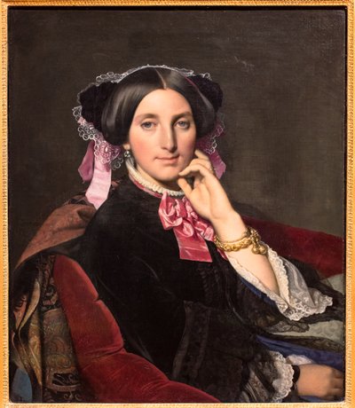 Portrett av Caroline Gonse av Jean Auguste Dominique Ingres