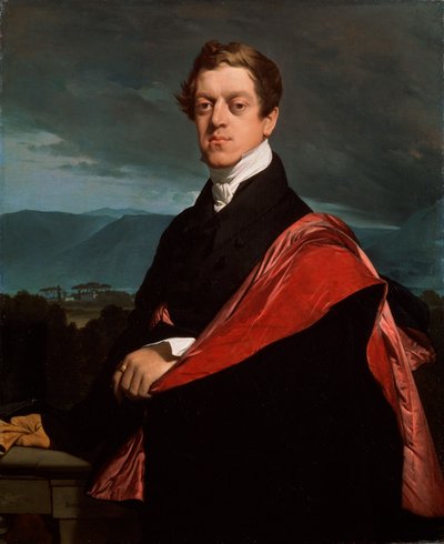 Portrett av grev Nikolay D. Guriev, 1792-1867, 1821. av Jean Auguste Dominique Ingres