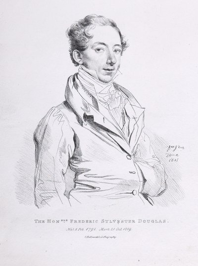 Portrett av Frederick Sylvester Douglas av Jean Auguste Dominique Ingres