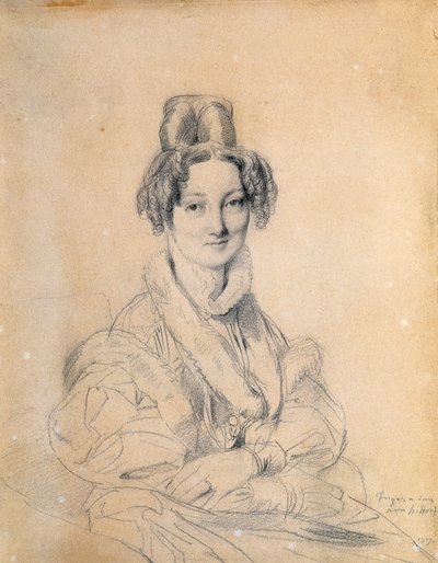 Portrett av Madame Hittorff av Jean Auguste Dominique Ingres