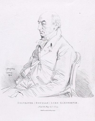 Portrett av Sylvester (Douglas), lord Glenbervie av Jean Auguste Dominique Ingres