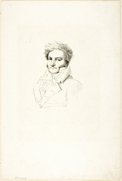 Portrett av en mann av Jean Auguste Dominique Ingres