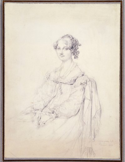 Portrett av Hon. Mrs. Fleetwood Pelew av Jean Auguste Dominique Ingres
