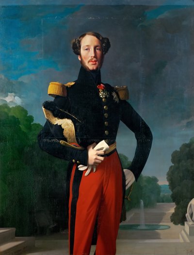 Prins Ferdinand Philippe, hertug av Orléans 1810-1842 av Jean Auguste Dominique Ingres