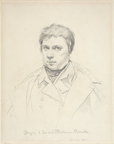 Selvportrett av Jean Auguste Dominique Ingres