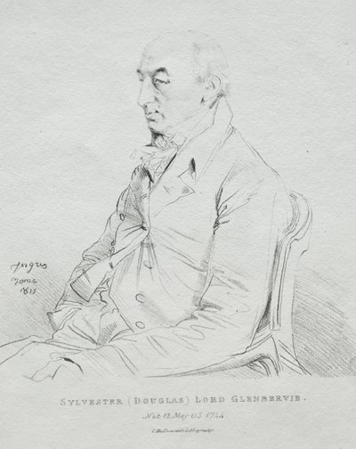 Sylvester Lord Glenbervie av Jean Auguste Dominique Ingres