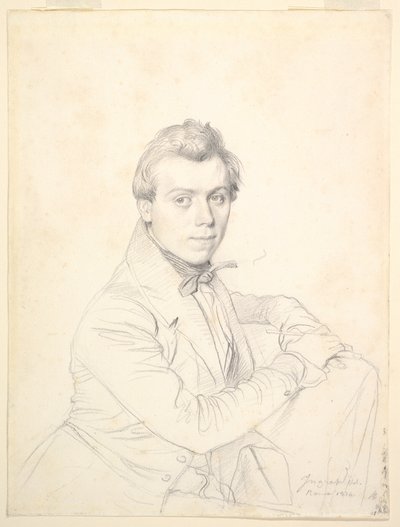 Arkitekten Charles-Victor Famin av Jean Auguste Dominique Ingres