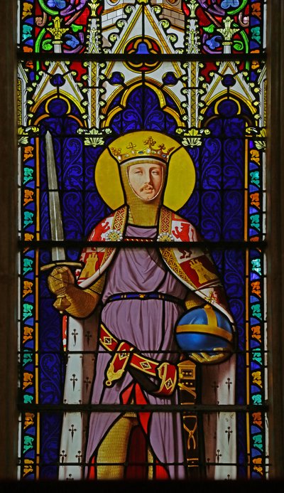 Vindu som viser Saint Ferdinand (portrett av prins Ferdinand d