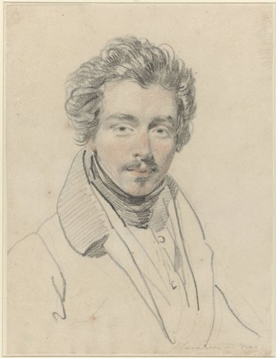 Portrett av Louis Meyer av Jean Augustin Daiwaille