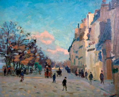 Place Valhubert, Paris, c1860-1927 av Jean Baptiste Armand Guillaumin