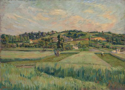 Landskap, Ile-de-France, ca. 1885 av Jean Baptiste Armand Guillaumin