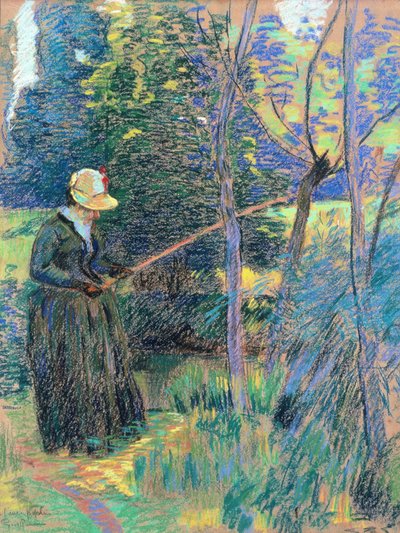 Madame Guillaumin fiske, ca. 1894 (pastell) av Jean Baptiste Armand Guillaumin