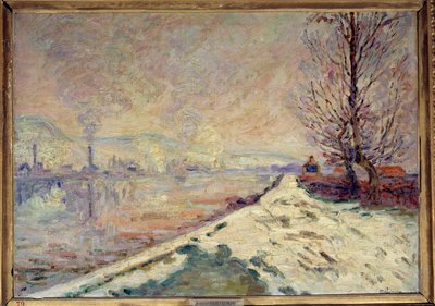 Rouen, slush Maleri av Jean Baptiste Armand Guillaumin (1841-1927) 1900-tallets søn. 0,49x0,65 m Lyon, Musee des Beaux Arts av Jean Baptiste Armand Guillaumin