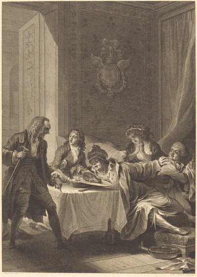 Frosseren av Jean Baptiste Blaise Simonet after Jacques Louis François Touzé