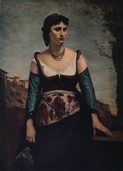 Agostina, 1866 von Jean Baptiste Camille Corot