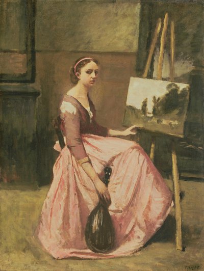 Corots Atelier von Jean Baptiste Camille Corot
