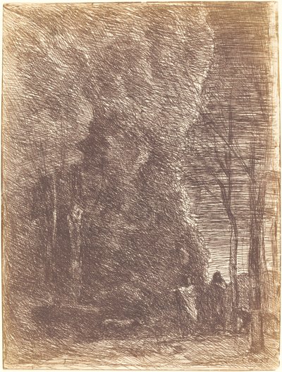 Dante und Virgil, 1858 von Jean Baptiste Camille Corot