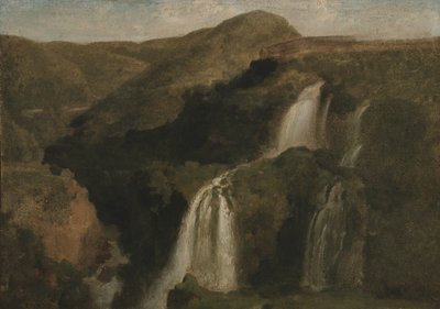 Falls of Tivoli av Jean Baptiste Camille Corot