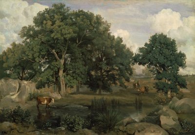 Fontainebleau-skogen Fontainebleau-skogen av Jean-Baptiste-Camille Corot