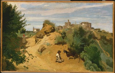 Genzano von Jean-Baptiste-Camille Corot