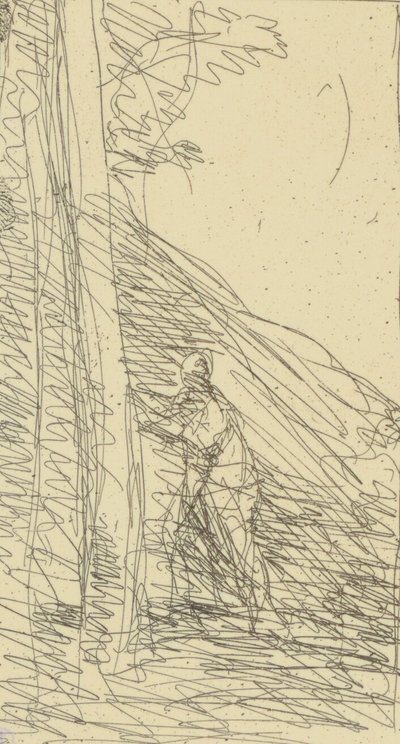 Kritzelei von Jean-Baptiste-Camille Corot