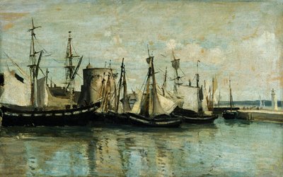 La Rochelle, Eingang zum Trockendock von Jean-Baptiste-Camille Corot