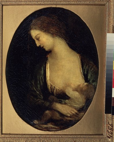 ""Jomfruen av Verneuil"" (Jomfruen av Verneuil) Maleri av Camille Corot (1796-1875) 1850-1860 Pushkin-museet, Moskva av Jean Baptiste Camille Corot