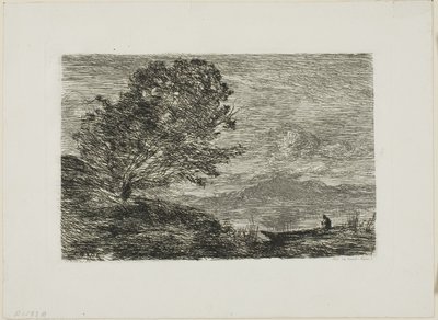 Innsjø i Tyrol av Jean Baptiste Camille Corot