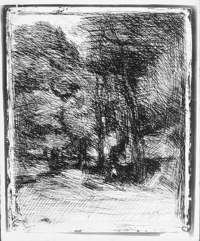 Minne om Bas Brhaut, 1858 av Jean Baptiste Camille Corot