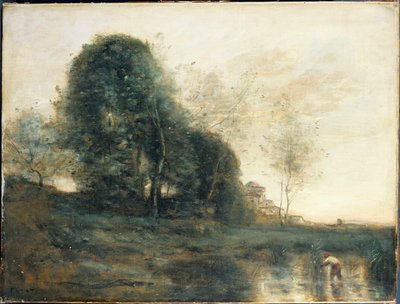 Erinnerung an Italien, ca. 1868-70 von Jean Baptiste Camille Corot