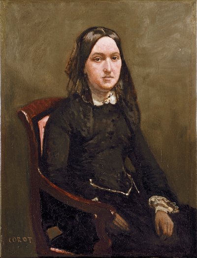 Mme Bison von Jean Baptiste Camille Corot