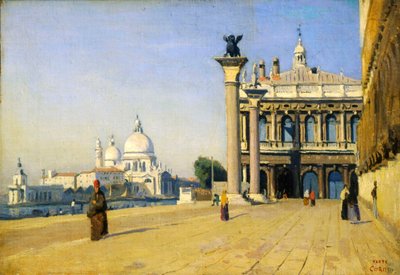 Morgen i Venezia, 1834. av Jean Baptiste Camille Corot