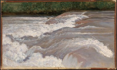 Der Velino über dem Wasserfall von Terni von Jean-Baptiste-Camille Corot