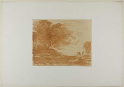Sappho av Jean Baptiste Camille Corot