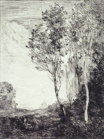 Suvenir fra Italia av Jean Baptiste Camille Corot